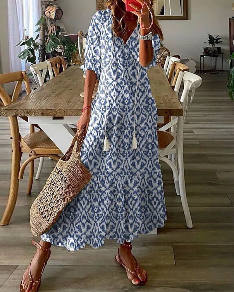 Sofija | Boho vintažinė vasaros suknelė