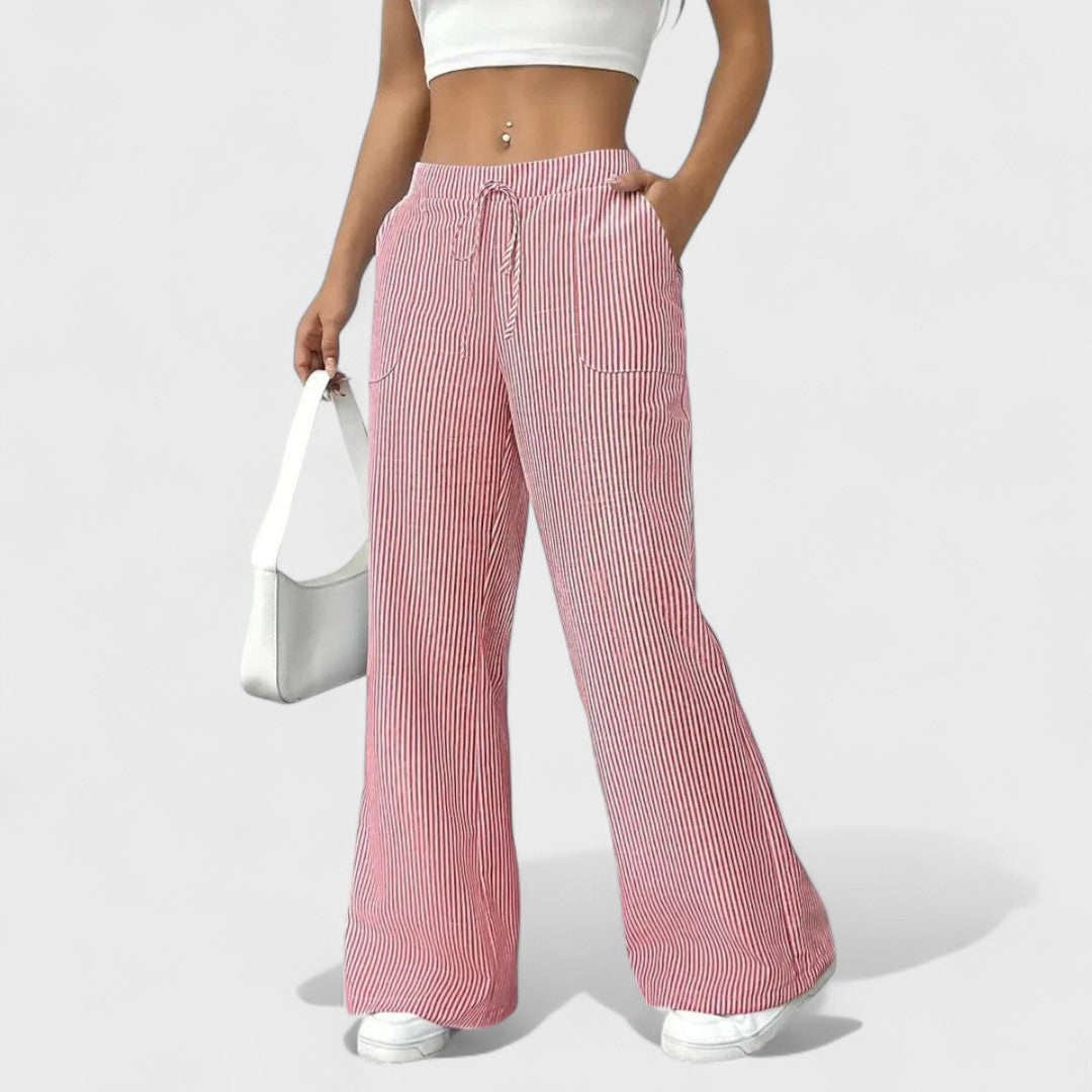 Dominique - Patogios plačios kelnės