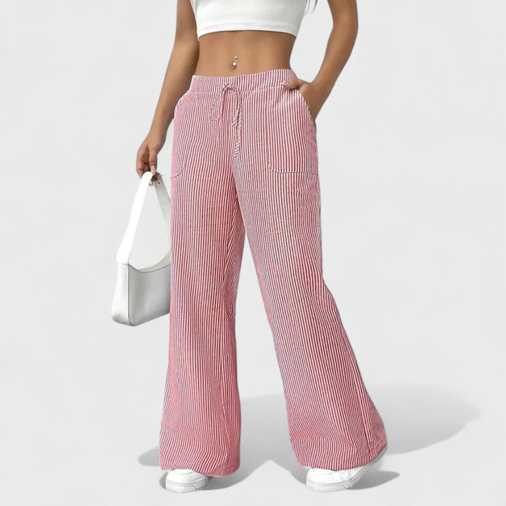 Dominique - Patogios plačios kelnės