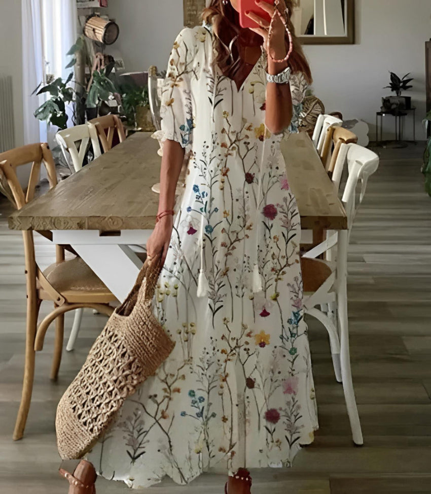 Sofija | Boho vintažinė vasaros suknelė