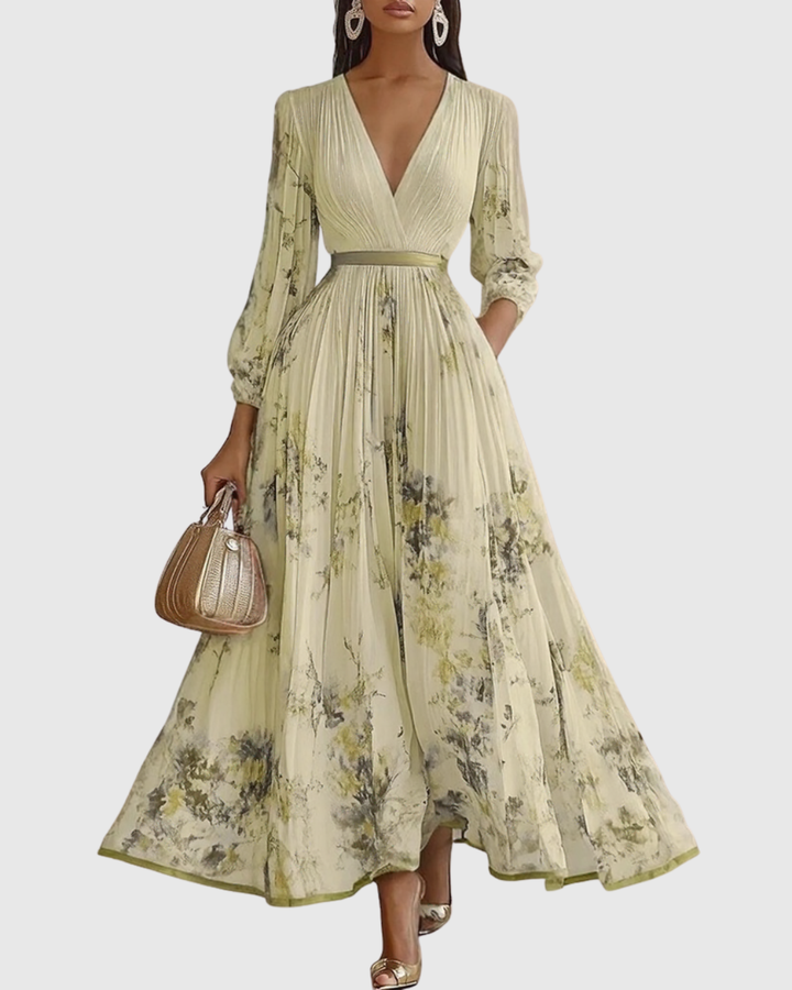 Siena | Elegance plisuota Maxi suknelė