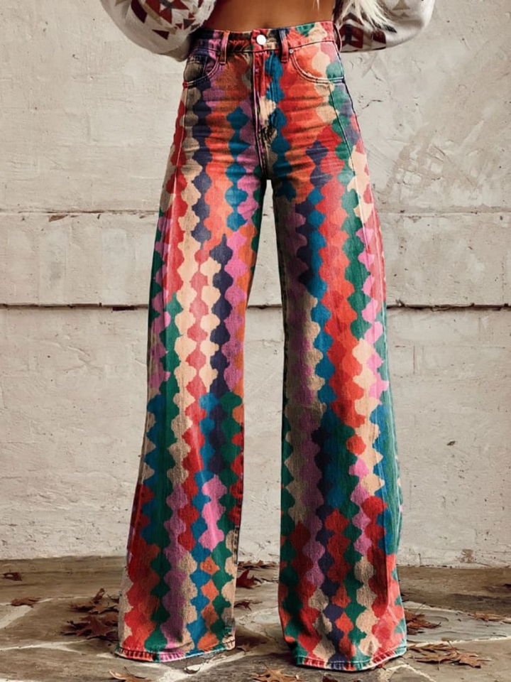 Amélie - Elegantiškos bohemiškos kelnės