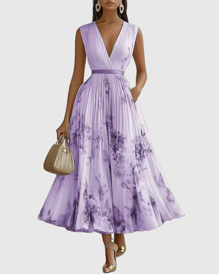Siena | Elegance plisuota Maxi suknelė