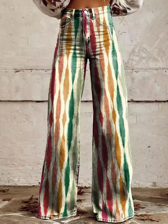 Isabella - elegantiškos Boho kelnės