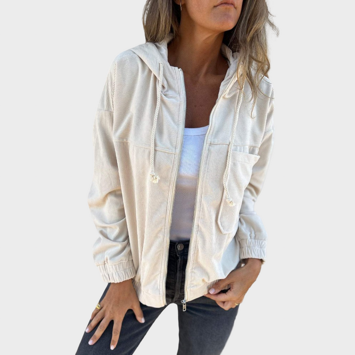 Bella | Striukė su dvigubu gobtuvu su užtrauktuku