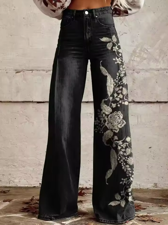 ECSLISSI - Elegantiškos bohemiškos kelnės