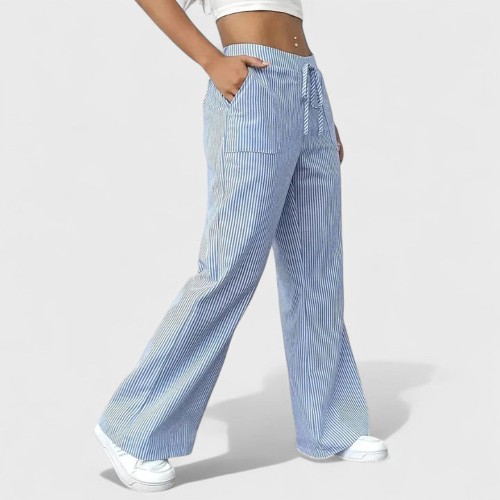 Dominique - Patogios plačios kelnės