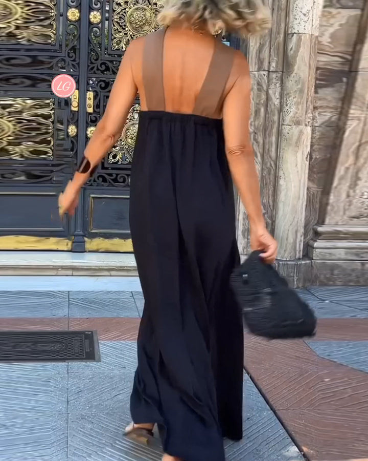 Serena | Suknelė kryželiu kaklu