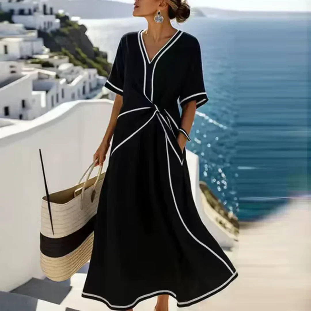 Kasija | Elegantiška plokščia suknelė