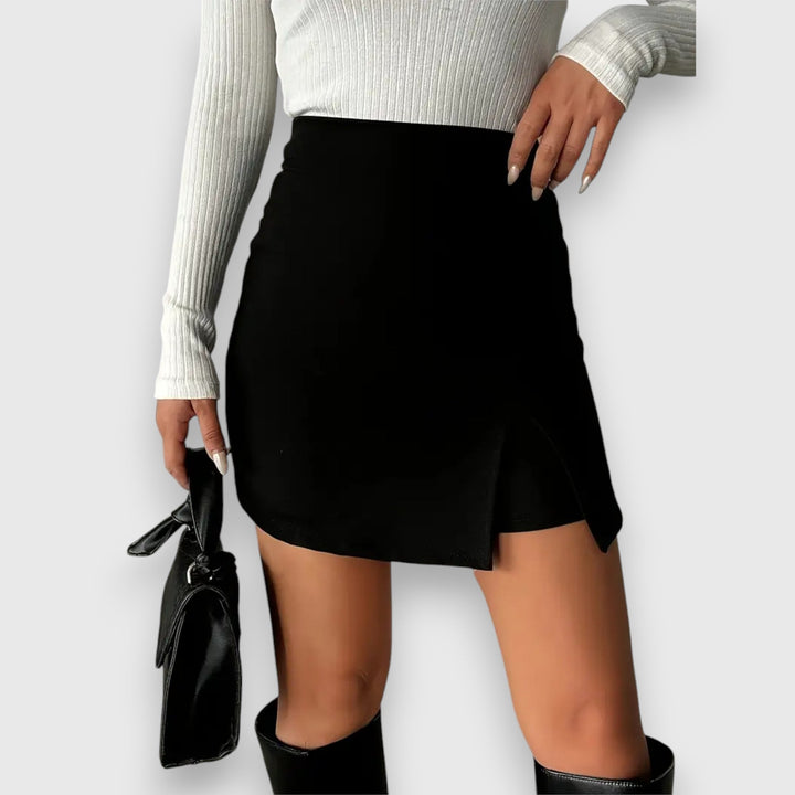 Johanna – Elegantiško kirpimo sijonas su aukštu apvalkalu