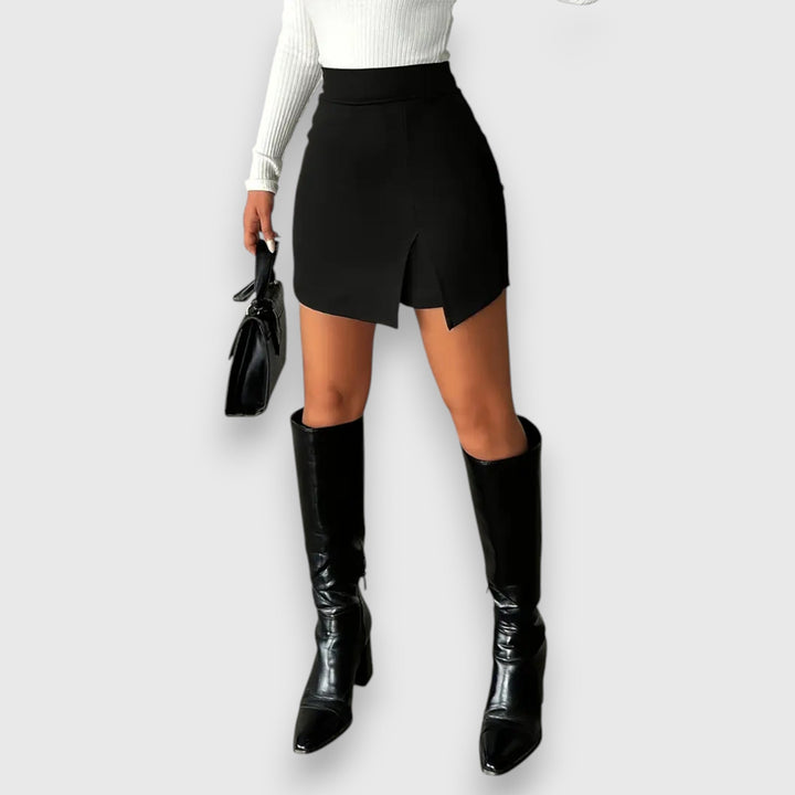 Johanna – Elegantiško kirpimo sijonas su aukštu apvalkalu