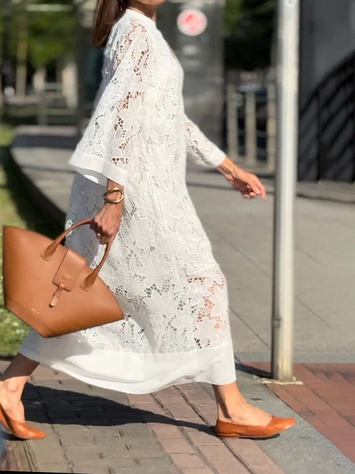 Nanna | Blondinė Maxi suknelė