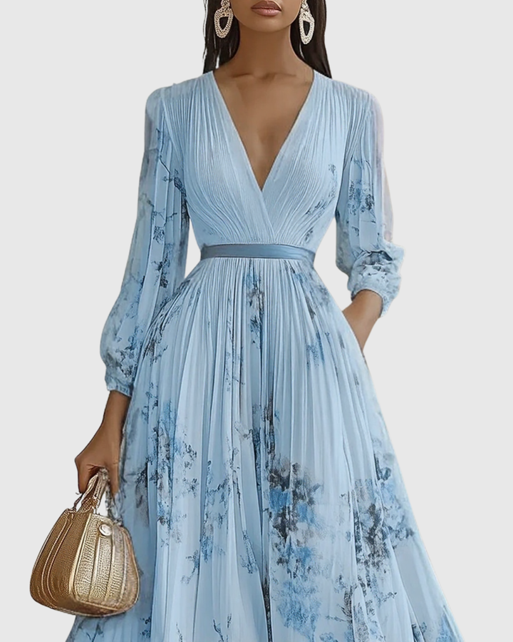 Siena | Elegance plisuota Maxi suknelė