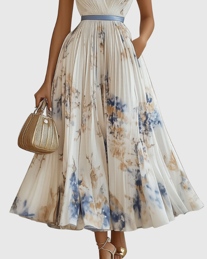 Siena | Elegance plisuota Maxi suknelė