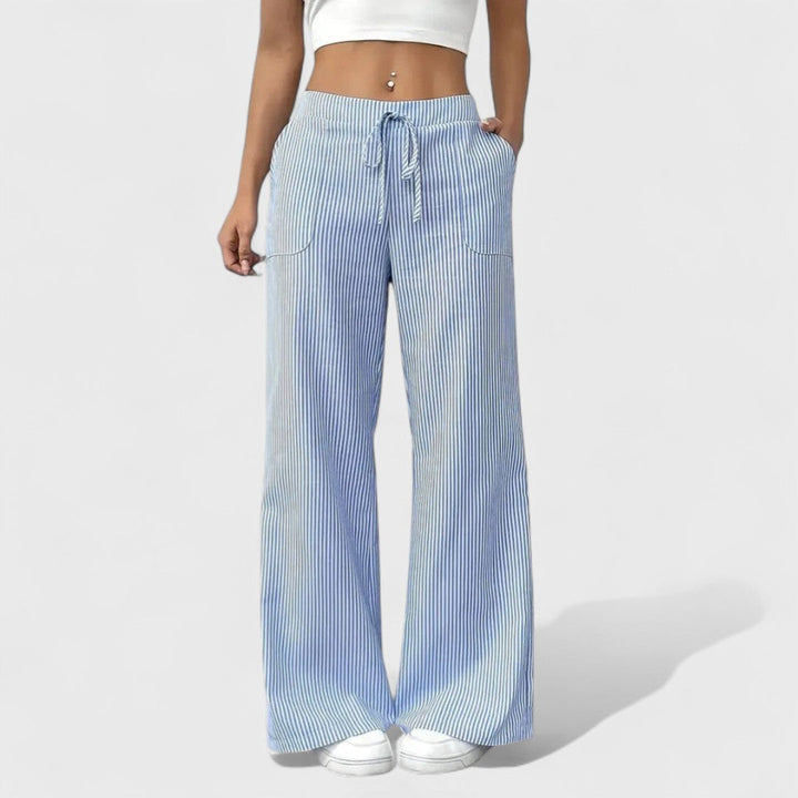 Dominique - Patogios plačios kelnės