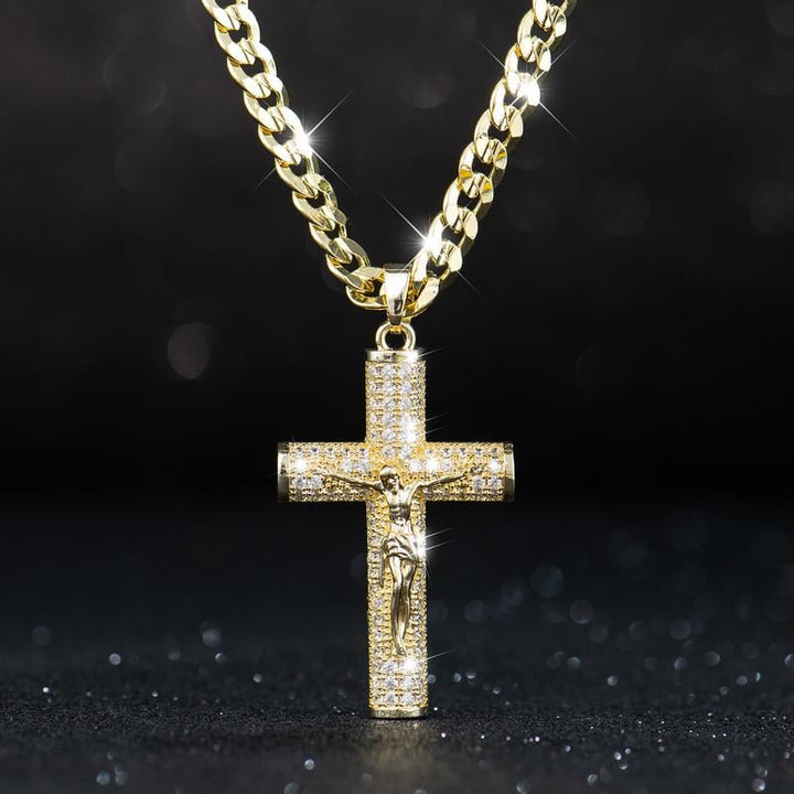 Crucielle | Jėzaus kryžiaus pakabukas karoliai