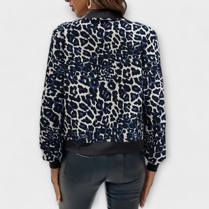 Raquel | Elegantiška striukė leopardo raštais