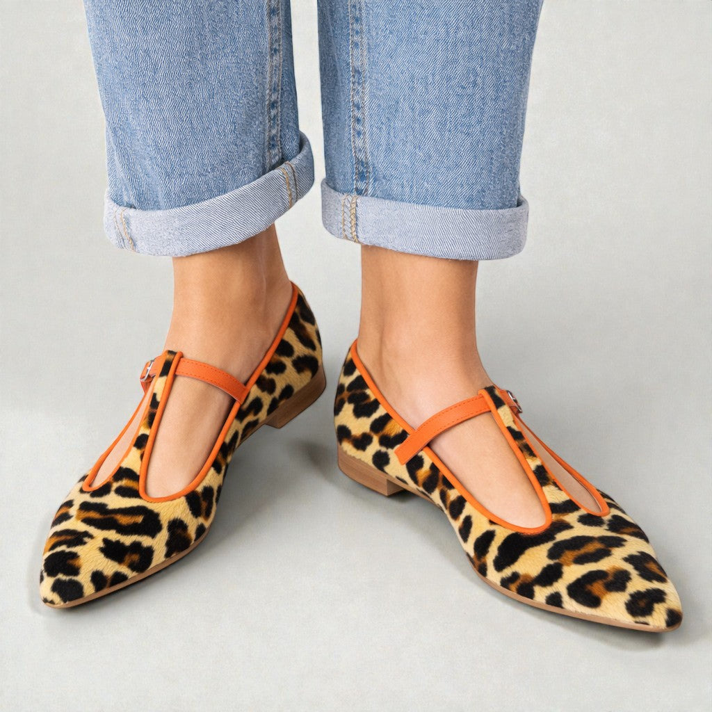 Lulu | Leopard T-strao butai