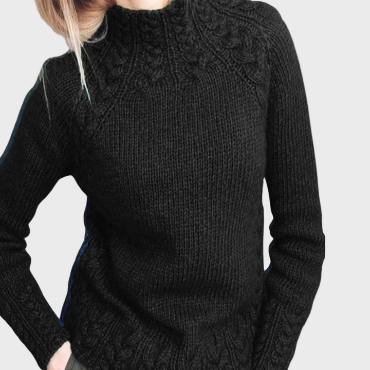 Ritė | Elegantiškas megztinis aukštu kaklu