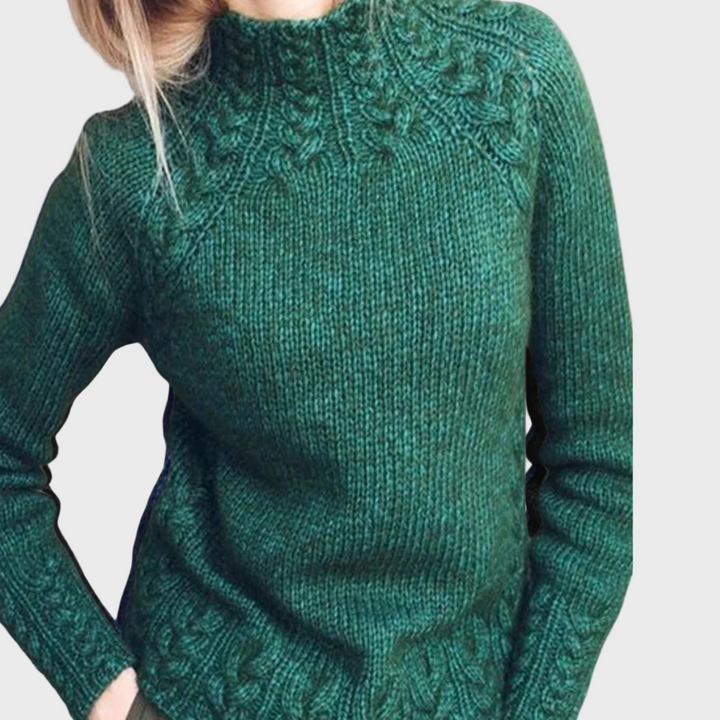 Ritė | Elegantiškas megztinis aukštu kaklu