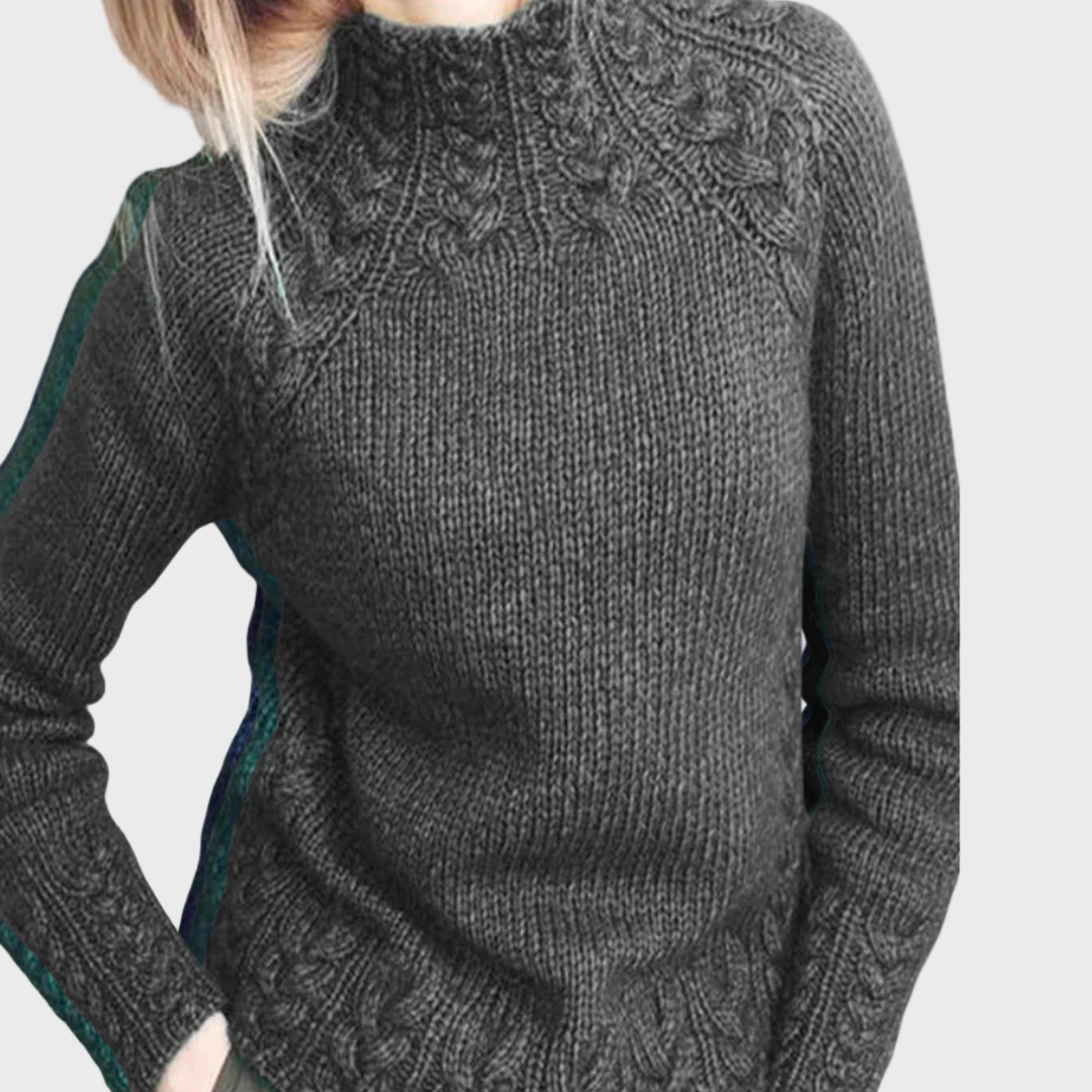 Ritė | Elegantiškas megztinis aukštu kaklu