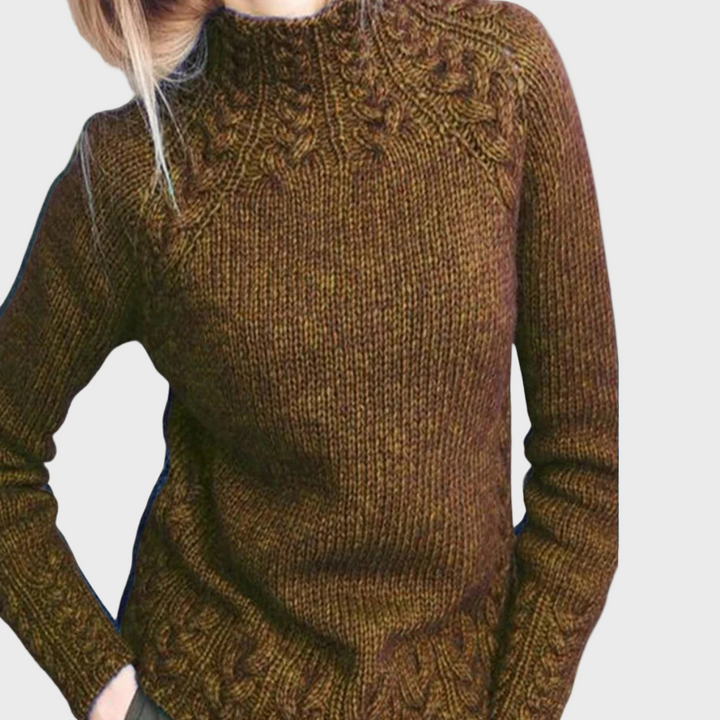 Ritė | Elegantiškas megztinis aukštu kaklu