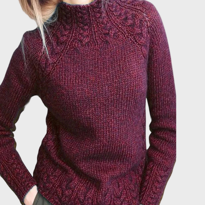 Ritė | Elegantiškas megztinis aukštu kaklu
