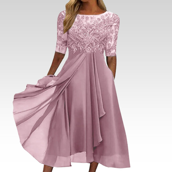 Puck | Elegantiška midi suknelė iš Lace
