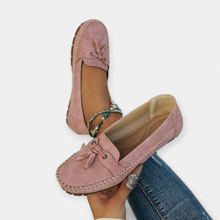 Mirela | Bow balerinos stiliaus