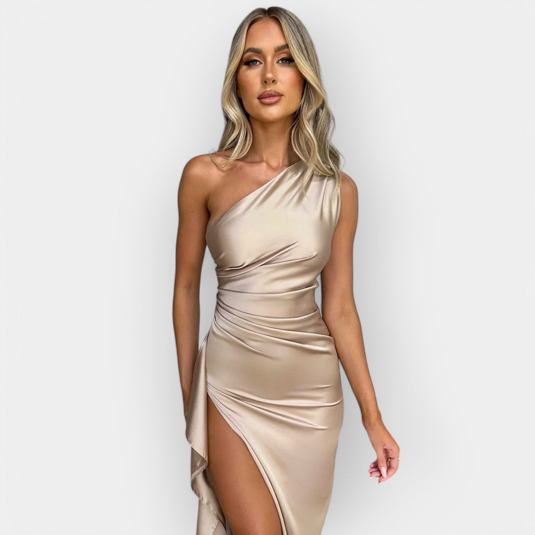 Alina | Satininė suknelė elegantiškam vakarui