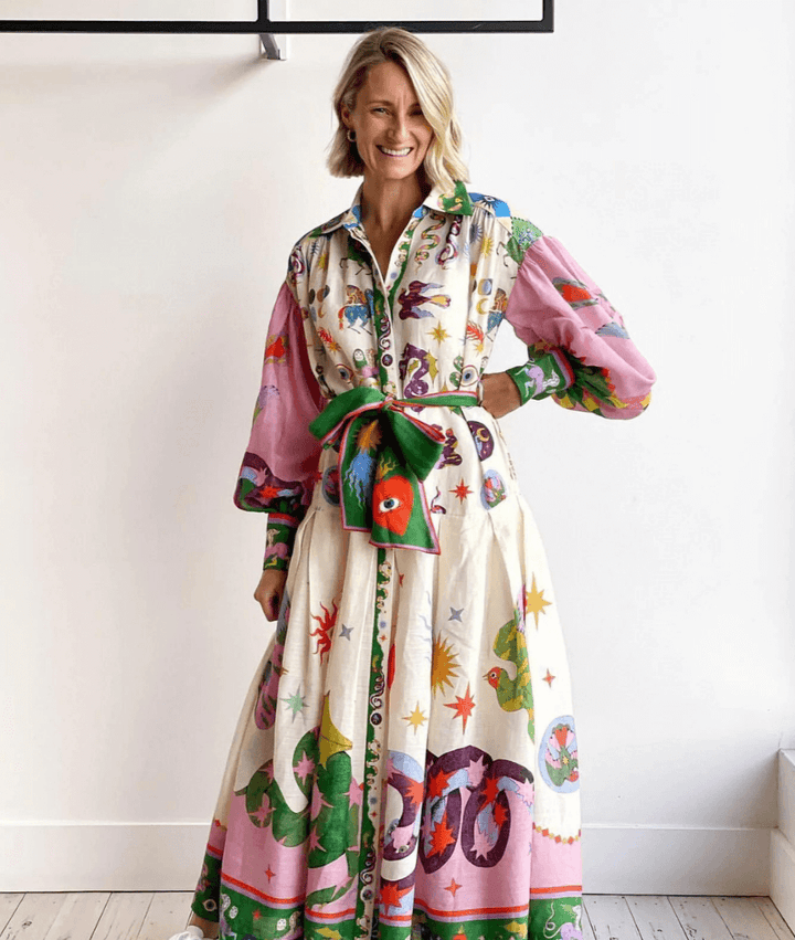 Dortė | Elegantiška itališka Maxi suknelė