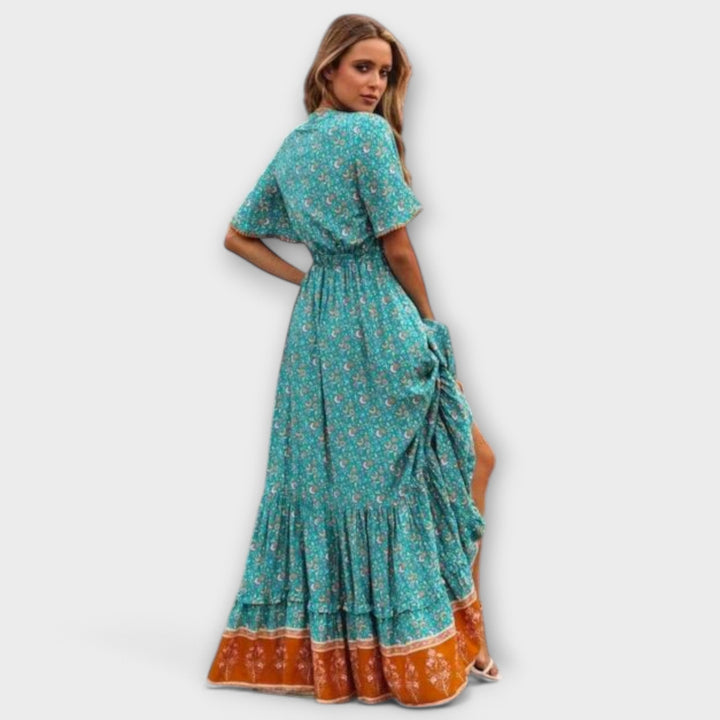 Kamile žema | Boho maxi suknelė