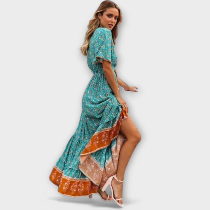 Kamile žema | Boho maxi suknelė