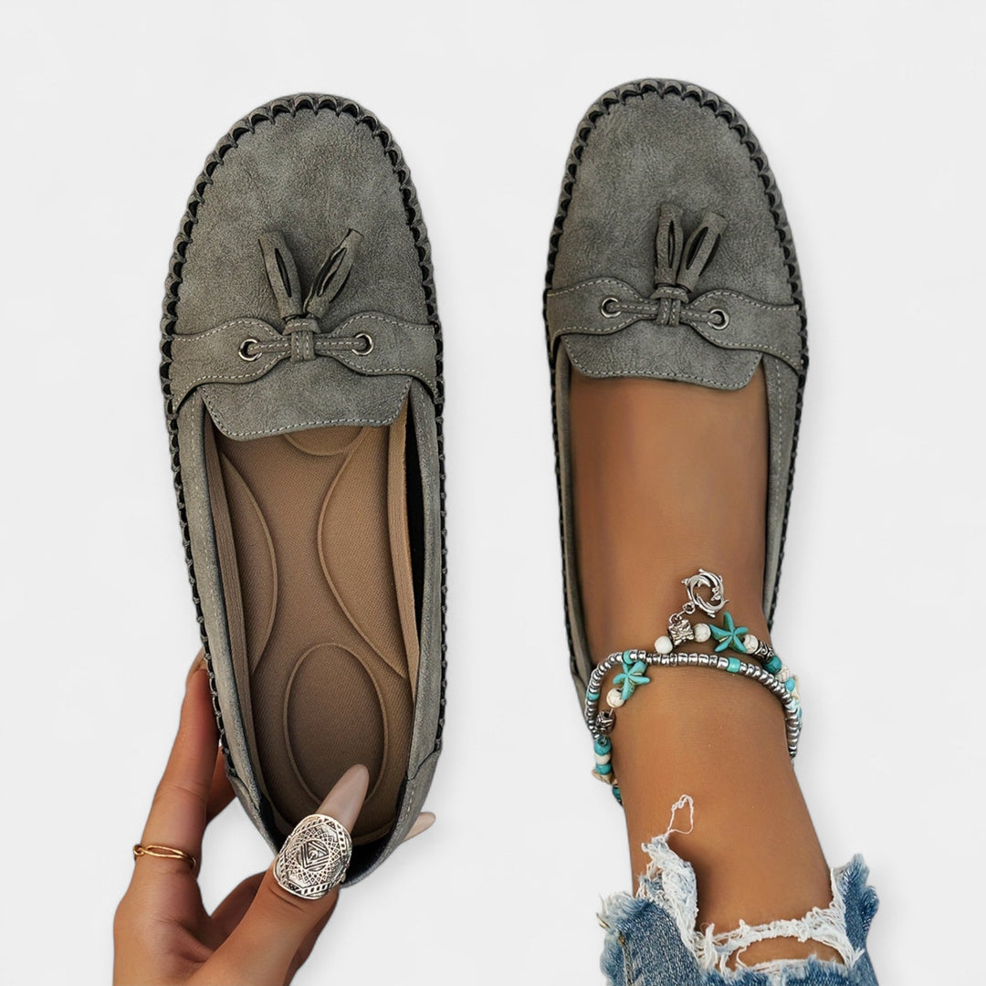 Mirela | Bow balerinos stiliaus