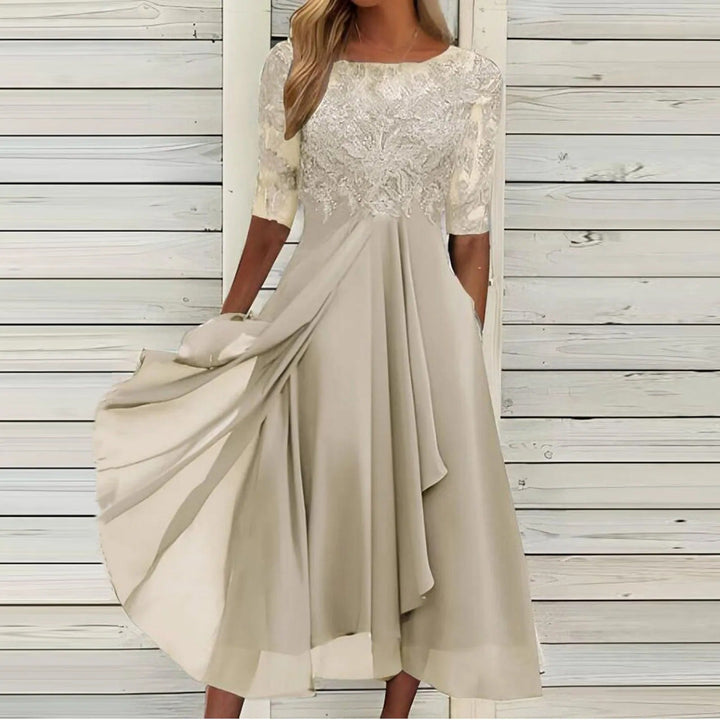 Puck | Elegantiška midi suknelė iš Lace