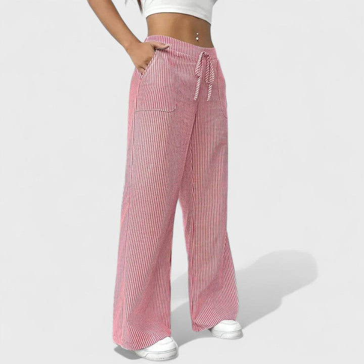 Dominique - Patogios plačios kelnės