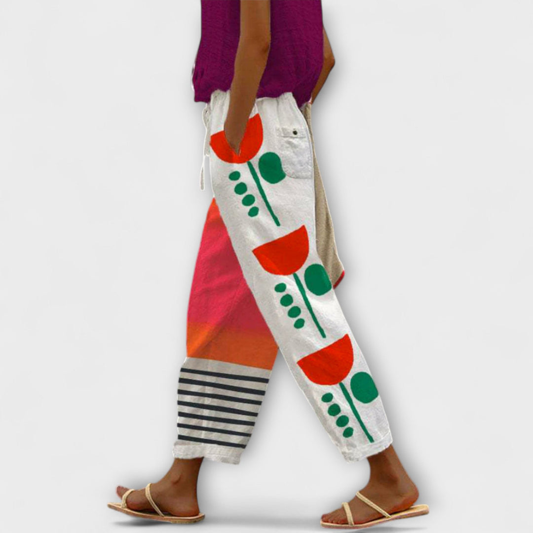 Airish – drąsiai margintos laisvos kelnės