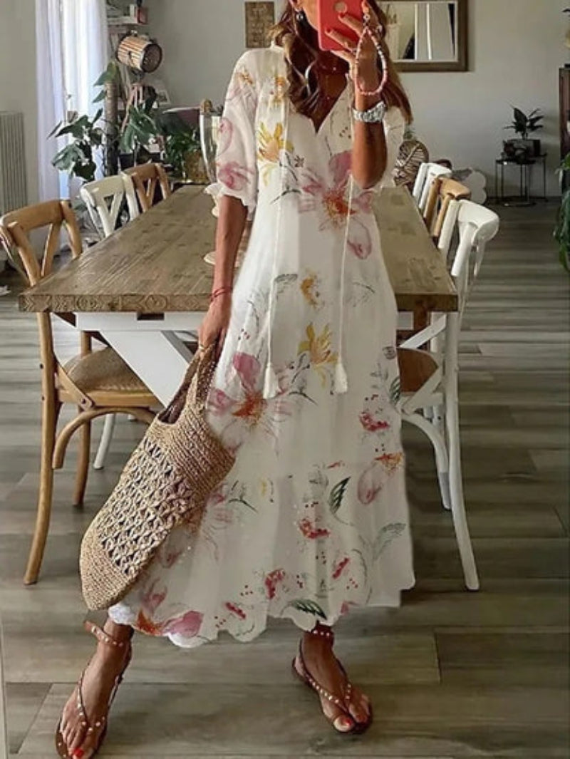 Sofija | Boho vintažinė vasaros suknelė